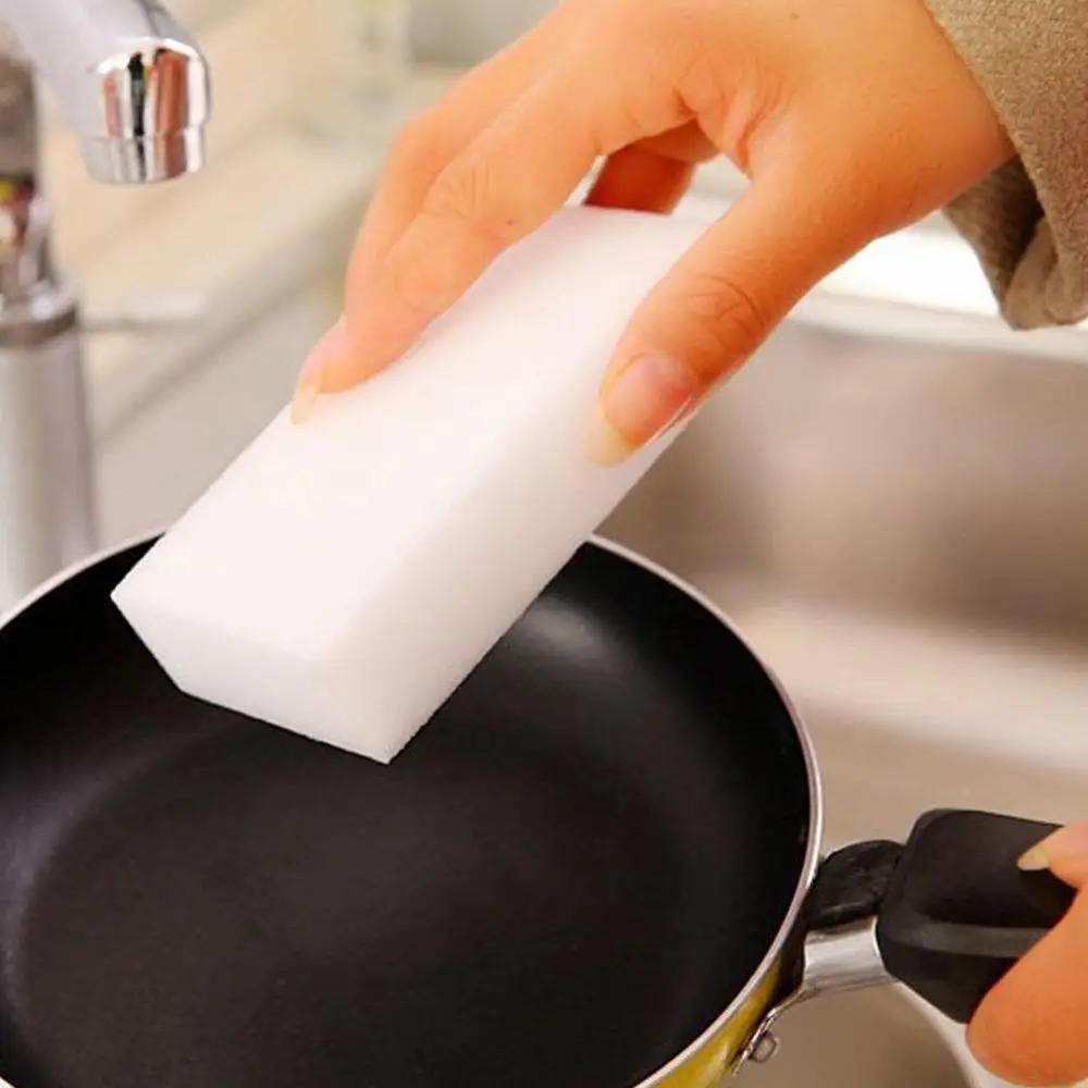 10x6x2cm 10 PCS/Lot Magic Sponge Eraser Melamine Cleaner for Kitchen Office Bathroom Cleaning
10x6x2cm 10 PCS/Lot Magic Sponge Eraser Melamine Cleaner for Kitchen Office Bathroom Cleaning