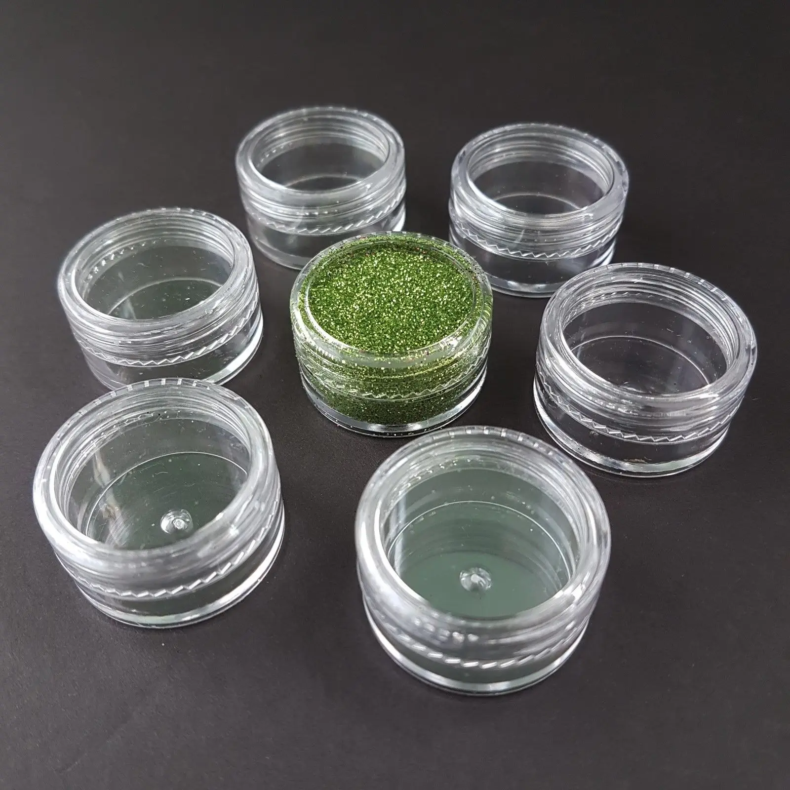 5pcs 5ml Clear Empty Plastic Portable Cosmetic Jars Bottles Eyeshadow Makeup Cream Lip Balm Container Nail Art Boxes Pot
5pcs 5ml Clear Empty Plastic Portable Cosmetic Jars Bottles Eyeshadow Makeup Cream Lip Balm Container Nail Art Boxes Pot