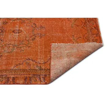 Handmade Orange Vintage Overdyed Turkish Area Rug 125x237 Cm-4'1''X7'9''
Handmade Orange Vintage Overdyed Turkish Area Rug 125x237 Cm-4'1''X7'9''