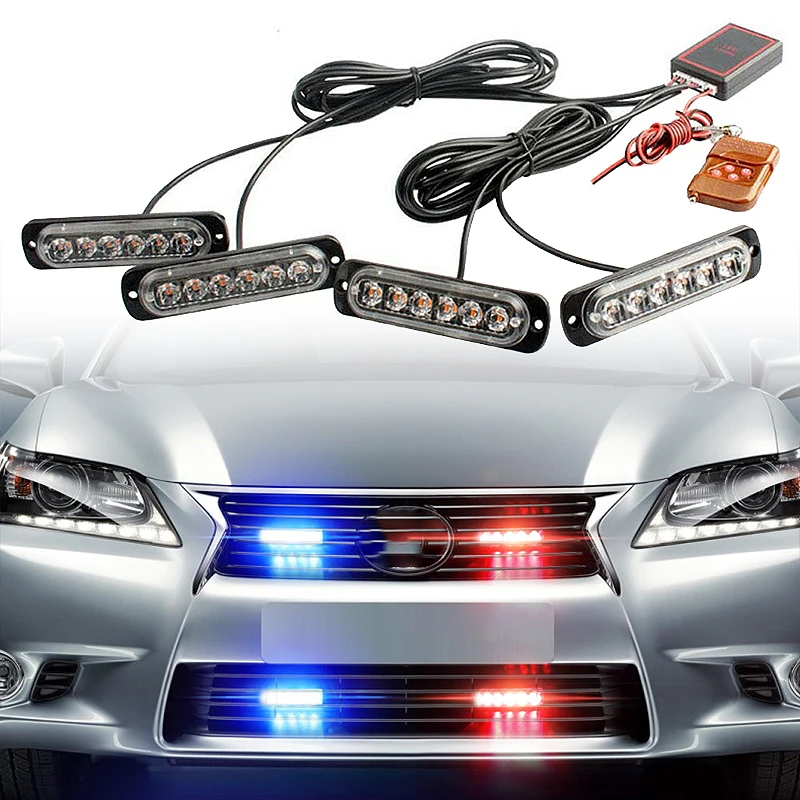 Mayitr 1set Emergency Strobe Light 6 LED RED/BLUE Universal 12V Flashing Recovery Warning Side Beacon Caution For Car Truck
Mayitr 1set Emergency Strobe Light 6 LED RED/BLUE Universal 12V Flashing Recovery Warning Side Beacon Caution For Car Truck