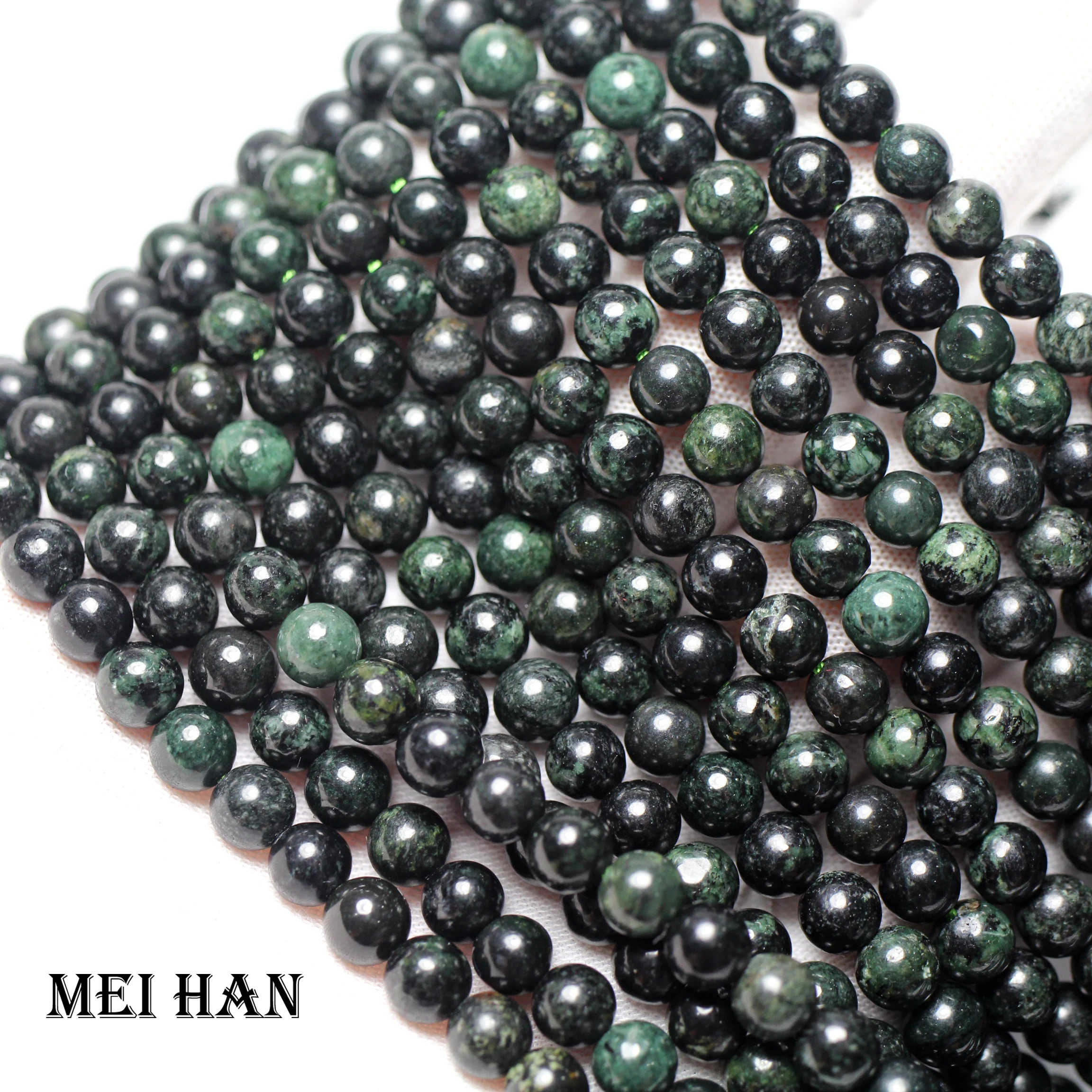 Meihan (1 strand/set) Natural 6+-0.2mm Dark jade smooth round loose beads DIY Semi-precious for jewelry making design Wholesale
Meihan (1 strand/set) Natural 6+-0.2mm Dark jade smooth round loose beads DIY Semi-precious for jewelry making design Wholesale