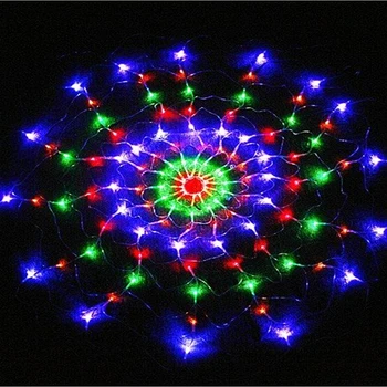 Fairy string Lights 8 modes 1.2m 120Leds Colorful Spider night light Web Led Layout Hotel Chandelier lamp party Net Lights
Fairy string Lights 8 modes 1.2m 120Leds Colorful Spider night light Web Led Layout Hotel Chandelier lamp party Net Lights