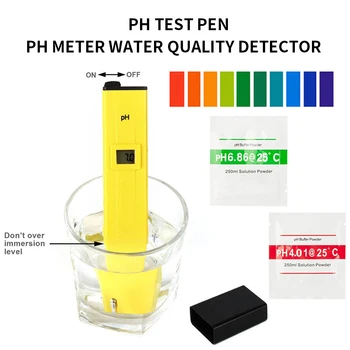 LCD Digital PH Meter High Accuracy 0.1 PH Tester Aquarium Pool Water Quality Measure Detector Wine Urine Automatic Calibration
LCD Digital PH Meter High Accuracy 0.1 PH Tester Aquarium Pool Water Quality Measure Detector Wine Urine Automatic Calibration