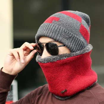 Europe and the United States autumn and winter plus velvet hat men's hat neck two pieces set block knitted ear guard men's hat
Europe and the United States autumn and winter plus velvet hat men's hat neck two pieces set block knitted ear guard men's hat