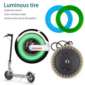 Luminous Tire Solid Wheels For Electric Scooter Solid Tire Shock Absorption Scooter Accessories For Xiaomi M365
Luminous Tire Solid Wheels For Electric Scooter Solid Tire Shock Absorption Scooter Accessories For Xiaomi M365