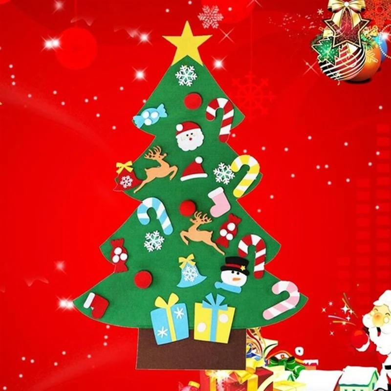 kids toys artificial tree wall hanging ornaments christmas