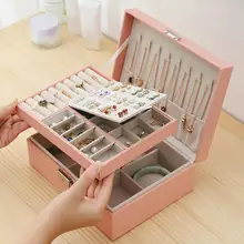 Women Jewelry Organizer Ring Storage Box Ring Box Storage Travel Multifunction Necklace Earring Box
Women Jewelry Organizer Ring Storage Box Ring Box Storage Travel Multifunction Necklace Earring Box