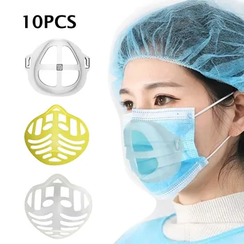 10/5pcs Mask Bracket Mask Support 3DMouth Breathing Assist Help Mask Inner Cushion Food Grade Silicone Mask Holder Breathable 
10/5pcs Mask Bracket Mask Support 3DMouth Breathing Assist Help Mask Inner Cushion Food Grade Silicone Mask Holder Breathable