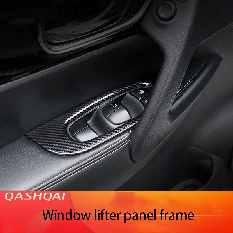 16-19 models for Qashqai glass lifting window switch panel trim frame door button panel sequin interior modification
16-19 models for Qashqai glass lifting window switch panel trim frame door button panel sequin interior modification