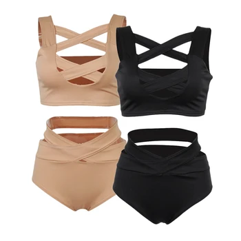 Women's Cross Bandage Bikini Set High Waist Swimsuit Beachwear Bathing Suit
Women's Cross Bandage Bikini Set High Waist Swimsuit Beachwear Bathing Suit