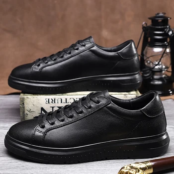 Men Shoes outdoor Breathable Comfortable genuine leather Lace-up fashion Male Flat Shoes Outdoor Travel Walking Low Top Sneakers
Men Shoes outdoor Breathable Comfortable genuine leather Lace-up fashion Male Flat Shoes Outdoor Travel Walking Low Top Sneakers