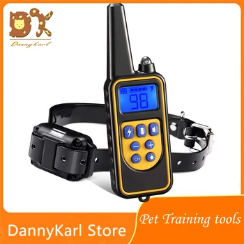 DannyKarl Pet Electric Dog Training Collar Pet Remote Control Waterproof Rechargeable LCD Display All Size Bark-stop 800m Collar
DannyKarl Pet Electric Dog Training Collar Pet Remote Control Waterproof Rechargeable LCD Display All Size Bark-stop 800m Collar