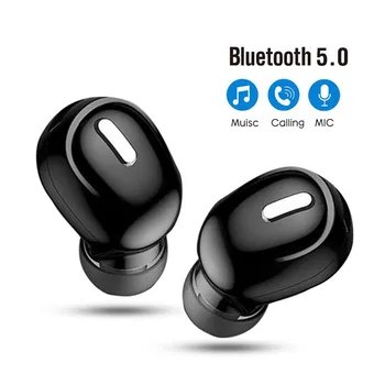 Mini In-Ear 5.0 Bluetooth Earphone HiFi Wireless Headset With Mic Sports Earbuds Handsfree Stereo Sound Earphones for All Phones
Mini In-Ear 5.0 Bluetooth Earphone HiFi Wireless Headset With Mic Sports Earbuds Handsfree Stereo Sound Earphones for All Phones