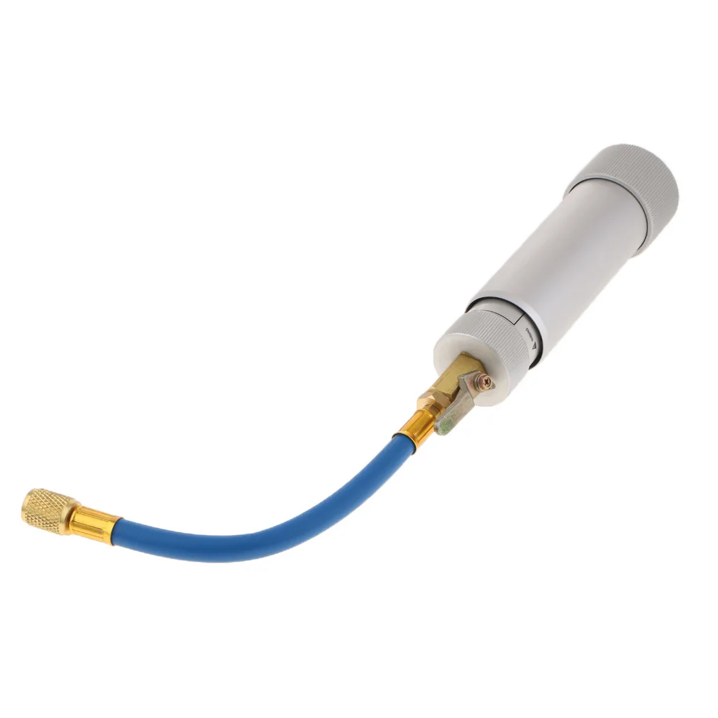 AC A/C Oil Dye Injector with R-134a R12 Snap Quick Coupler and Connector Hose, Automotive UV Dye Injection System AC A/C Oil Dye Injector with R-134a R12 Snap Quick Coupler and Connector Hose, Automotive UV Dye Injection System