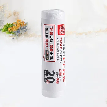 1 Roll/20pcs Disposable Tablecloth Plastic Thin Film Table Covers Dinner Cloth Table Decor (White, 180x180cm)
1 Roll/20pcs Disposable Tablecloth Plastic Thin Film Table Covers Dinner Cloth Table Decor (White, 180x180cm)