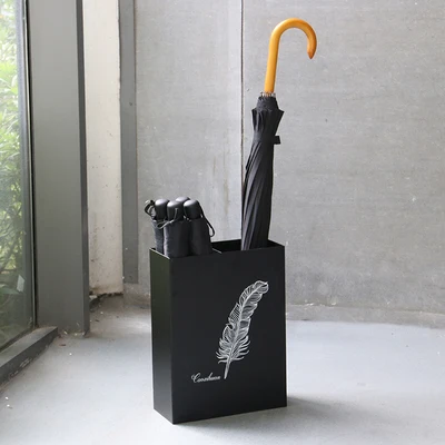 Iron umbrella stand multi-function umbrella bucket with water storage tray stand can be hung small umbrella storage bucket
Iron umbrella stand multi-function umbrella bucket with water storage tray stand can be hung small umbrella storage bucket
