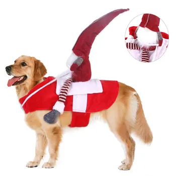 Dressing Up Cats Soft Santa Claus Riding Holiday Party Gift Cosplay Funny Pet Dog Christmas Costume Outfit Warm Winter Cute
Dressing Up Cats Soft Santa Claus Riding Holiday Party Gift Cosplay Funny Pet Dog Christmas Costume Outfit Warm Winter Cute