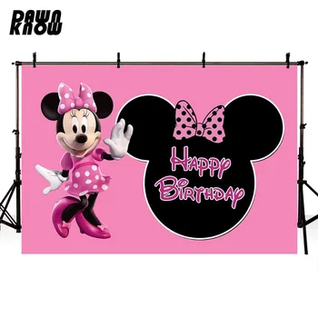 DAWNKNOW Cartoon Pink Mouse Photography Background Birthday Party Photocall Photo Shoot Backdrop Children Customize lv2112
DAWNKNOW Cartoon Pink Mouse Photography Background Birthday Party Photocall Photo Shoot Backdrop Children Customize lv2112