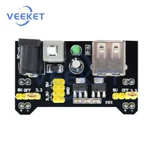 MB102 Breadboard Power Supply Module DC 3.3V 5V Mini USB Solderless Bread Board Voltage Regulator Power Supply For Arduino
MB102 Breadboard Power Supply Module DC 3.3V 5V Mini USB Solderless Bread Board Voltage Regulator Power Supply For Arduino
