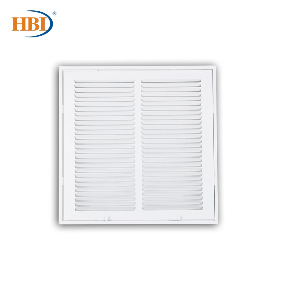 HBI W14" x H14" Steel Air Vent Filter Return Air Grille Vent Cover White Powder Coating with Frame Ceiling and Sidewall Cover 
HBI W14" x H14" Steel Air Vent Filter Return Air Grille Vent Cover White Powder Coating with Frame Ceiling and Sidewall Cover