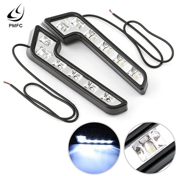 PMFC Driving Lamp Universal Car Auto Fog Light Source 12V 2PCS DRL Daytime Running Light White 6 LED with Organic plastics Shell
PMFC Driving Lamp Universal Car Auto Fog Light Source 12V 2PCS DRL Daytime Running Light White 6 LED with Organic plastics Shell