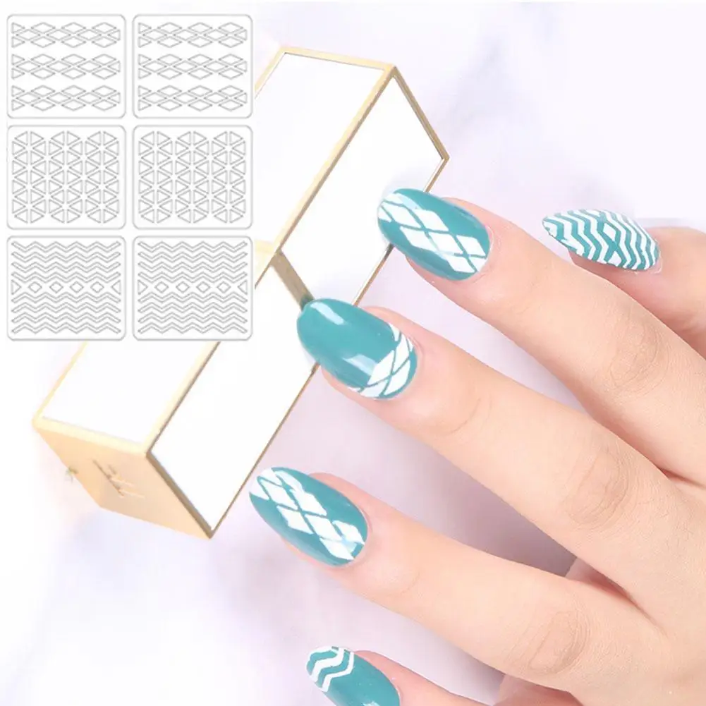6/12/24 Pcs Nail Vinyls Stencil Kit Nail Guide Template Diy Decals Mixed Stencil Tips Airbrush Art Sticker For Nail M1T1
6/12/24 Pcs Nail Vinyls Stencil Kit Nail Guide Template Diy Decals Mixed Stencil Tips Airbrush Art Sticker For Nail M1T1