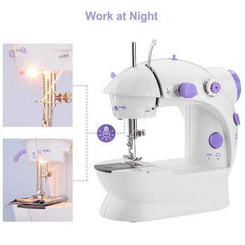 Portable Mini Sewing Machine Crafting Mending Machine with Light for Household DEC889
Portable Mini Sewing Machine Crafting Mending Machine with Light for Household DEC889