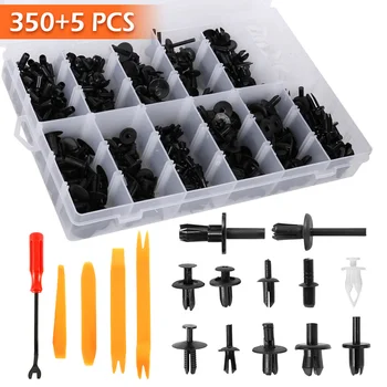 350Pcs Car Body Plastic Push Pin Rivet Fastener Clips Trim Moulding Bumper Clip Screwdriver Auto Interior Accessories Universal
350Pcs Car Body Plastic Push Pin Rivet Fastener Clips Trim Moulding Bumper Clip Screwdriver Auto Interior Accessories Universal