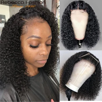 Rebecca 180% Bob Lace Closure Wig 4x4 Pre Plucked Kinky Curly Lace Front Wig Human Hair Pixe Cut Short Curly Lace Frontal Wig
Rebecca 180% Bob Lace Closure Wig 4x4 Pre Plucked Kinky Curly Lace Front Wig Human Hair Pixe Cut Short Curly Lace Frontal Wig