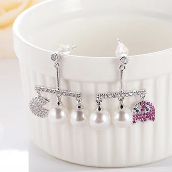 WYBU New AAA Cubic Zironia Cross Cartoon Drop Earring For Women Gold And Silver Pearl Ball Pendant Dangle Earring Jewelry Gift
WYBU New AAA Cubic Zironia Cross Cartoon Drop Earring For Women Gold And Silver Pearl Ball Pendant Dangle Earring Jewelry Gift