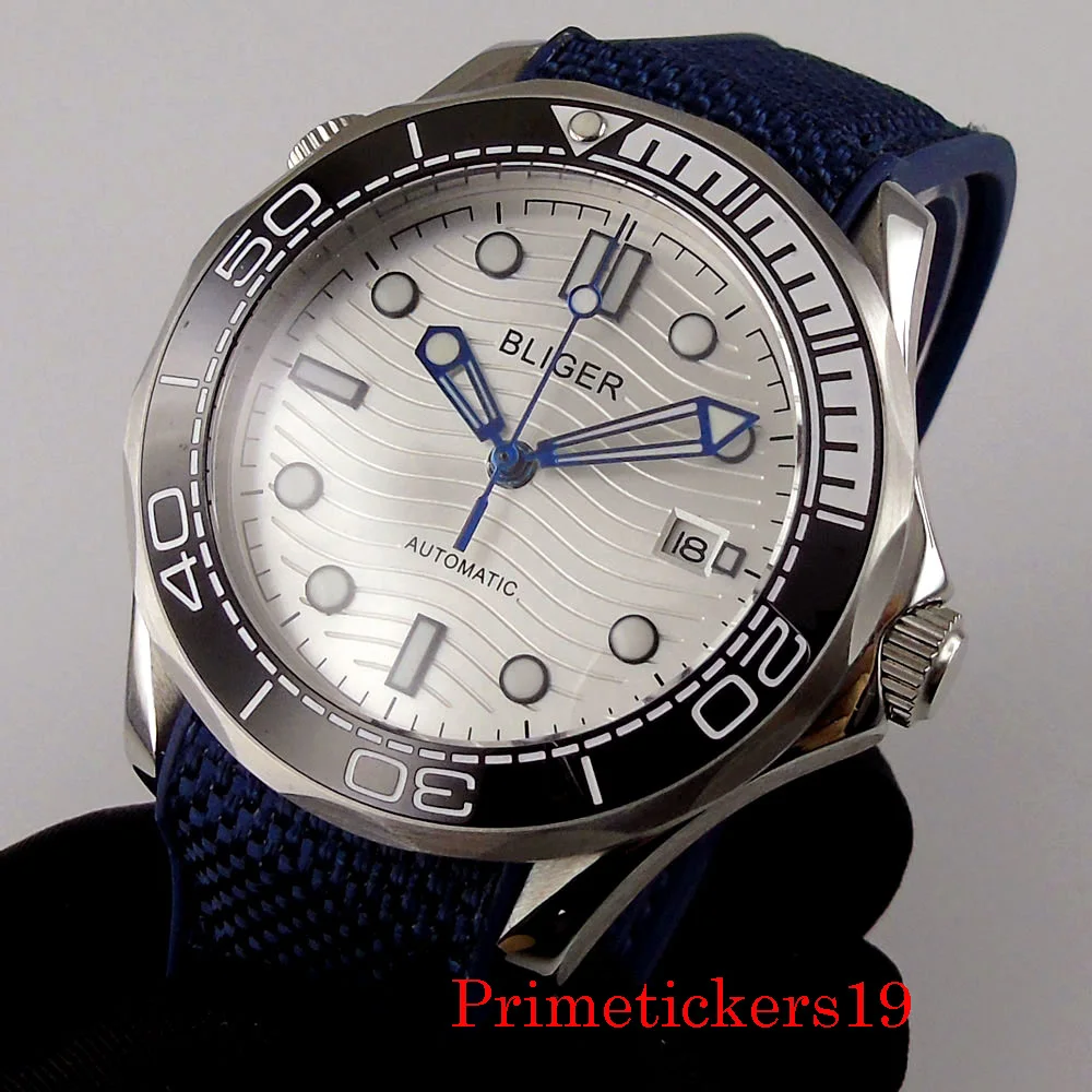 Simply 41mm Men's Watch NH35 MIYOTA 8215 Automatic Movement Calendar Screw Down Crown Sapphire Glass Rubber Band White Dial
Simply 41mm Men's Watch NH35 MIYOTA 8215 Automatic Movement Calendar Screw Down Crown Sapphire Glass Rubber Band White Dial