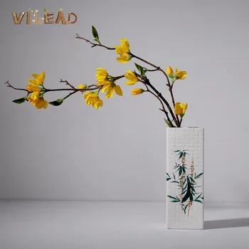 VILEAD 4 Ceramic Cuboid Vase Plum Orchid Bamboo Chrysanthemum Printing Vintage Hydroponic Plant Vase Decor Home
VILEAD 4 Ceramic Cuboid Vase Plum Orchid Bamboo Chrysanthemum Printing Vintage Hydroponic Plant Vase Decor Home