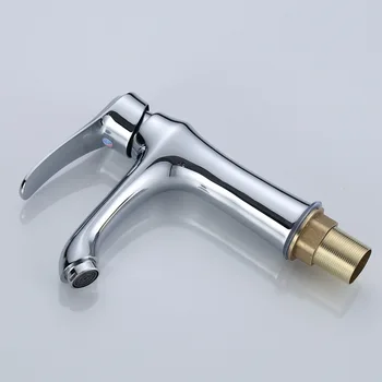 Polished Basin Sink Water Tap Single Lever Single Faucet Mixer Hole Deck Mounted Basin Bathroom Faucet Freeship Good Quality 
Polished Basin Sink Water Tap Single Lever Single Faucet Mixer Hole Deck Mounted Basin Bathroom Faucet Freeship Good Quality