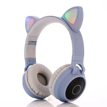 Kids Cat Ear Fashion Music USB Rechargeable Girl LED Glowing Wireless Headphone 7 Colors Changing Cute Bluetooth 5.0 Smartphone 
Kids Cat Ear Fashion Music USB Rechargeable Girl LED Glowing Wireless Headphone 7 Colors Changing Cute Bluetooth 5.0 Smartphone