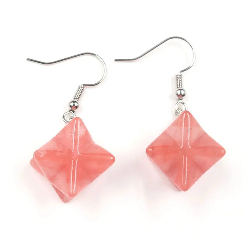 Silver Plated Merkaba Symbol Star Point Cherry Quartz Drop Earrings Lapis Lazuli Metaphysical Jewelry
Silver Plated Merkaba Symbol Star Point Cherry Quartz Drop Earrings Lapis Lazuli Metaphysical Jewelry