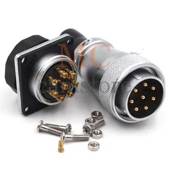 WS28 8pin Aviation Crimp Connector, 28mm Power Supply connector 8 cores outdoor male female Panel Mount Connector
WS28 8pin Aviation Crimp Connector, 28mm Power Supply connector 8 cores outdoor male female Panel Mount Connector