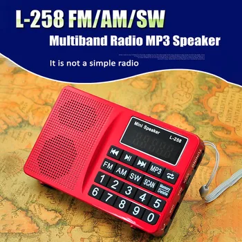 Multiband Mini Bass Digital Display Speaker SW FM AM Radio Easy Operate Large Button Portable USB Charging Gift Insert Card MP3
Multiband Mini Bass Digital Display Speaker SW FM AM Radio Easy Operate Large Button Portable USB Charging Gift Insert Card MP3