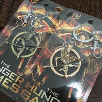 New Fashion Hunger Games Keychains Accessories Logo Mockingbird Stereo Key Chain Alloy Metal Key Ring Pendant Key Rings
New Fashion Hunger Games Keychains Accessories Logo Mockingbird Stereo Key Chain Alloy Metal Key Ring Pendant Key Rings