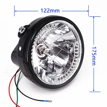 7" Motorcycle Headlight Amber Turn Signal LED Indicators In ABC Plastic Casing + PC Lens For Harley Cafe Racer
7" Motorcycle Headlight Amber Turn Signal LED Indicators In ABC Plastic Casing + PC Lens For Harley Cafe Racer