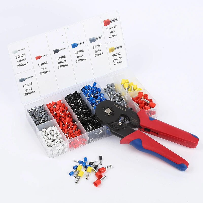 Tubular Terminal Crimping Pliers HSC8 6-4 0.25-10mm2 Self Adjusting Crimping Pliers Tubular Terminal Crimping Tools Hand Tools
Tubular Terminal Crimping Pliers HSC8 6-4 0.25-10mm2 Self Adjusting Crimping Pliers Tubular Terminal Crimping Tools Hand Tools