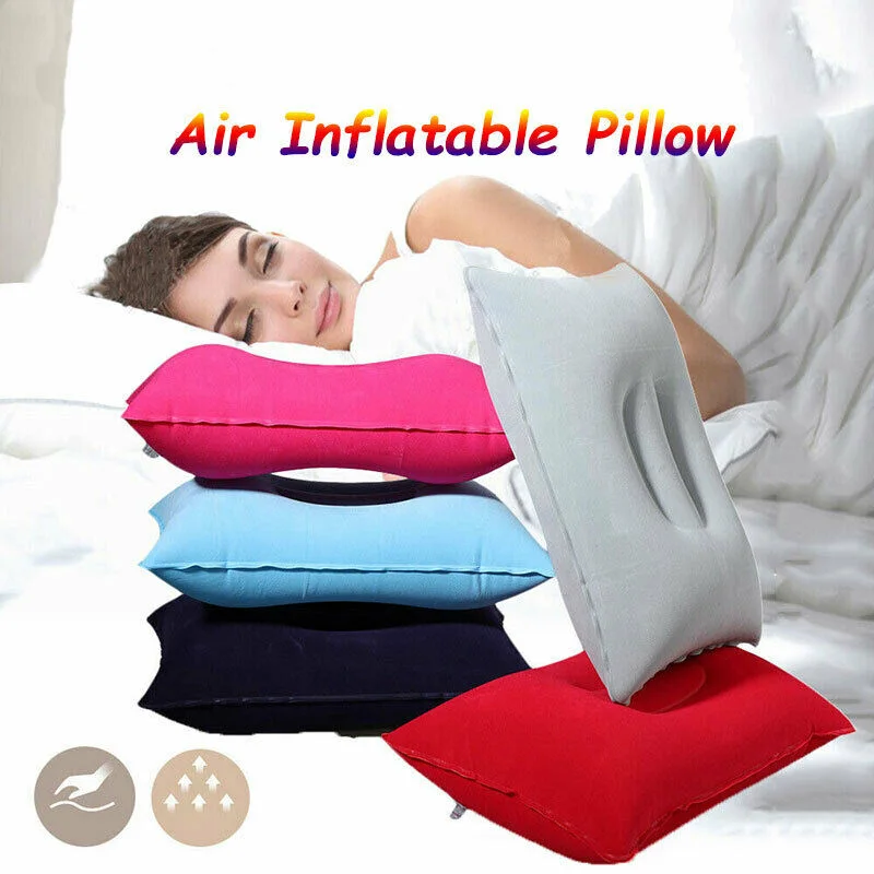 Portable Pillow Travel Air Cushion Inflatable Double Sided Flocking Cushion Camp Beach Car Plane Hotel Head Rest Bed Sleep
Portable Pillow Travel Air Cushion Inflatable Double Sided Flocking Cushion Camp Beach Car Plane Hotel Head Rest Bed Sleep