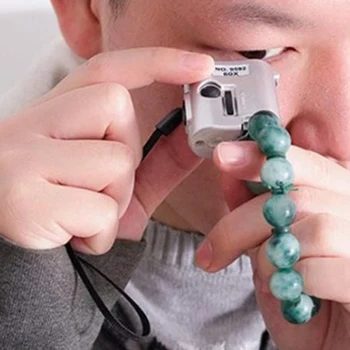 Handheld Portable 60X Magnifying Glass Magnifier with LED Light Mini Pocket Microscope with UV Detector Lamp DU55
Handheld Portable 60X Magnifying Glass Magnifier with LED Light Mini Pocket Microscope with UV Detector Lamp DU55