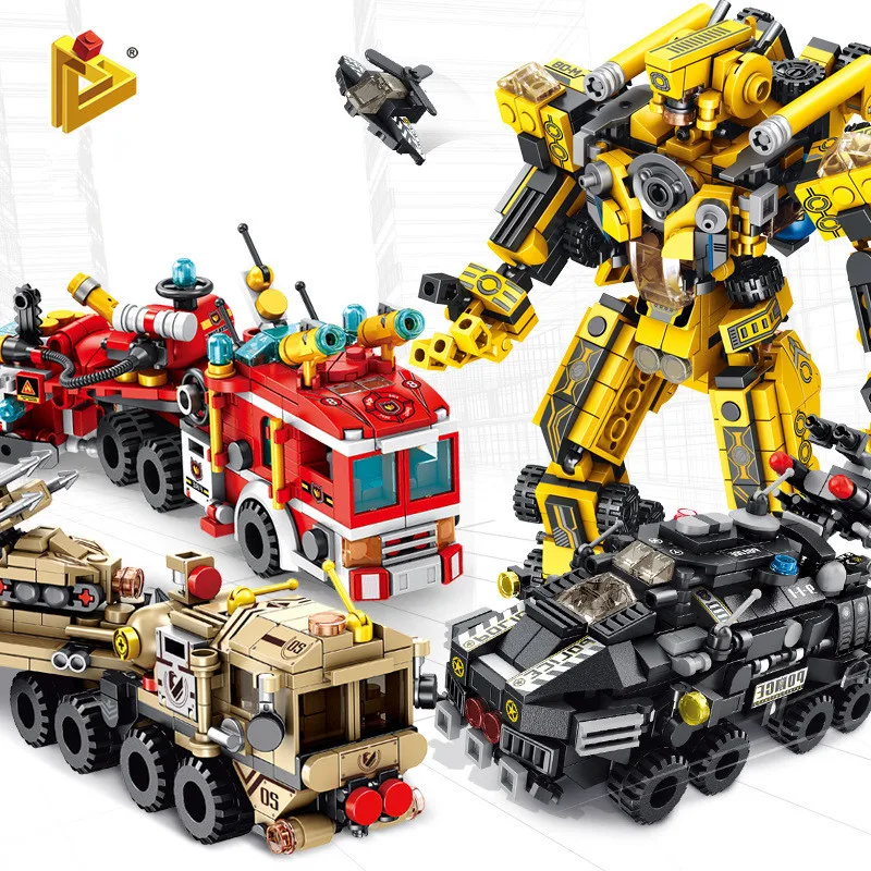 12 in 1 Transformation Engineering Vehicle Military Robot DIY Legoed Model Building Blocks Set Puzzle Educational Toys Children
12 in 1 Transformation Engineering Vehicle Military Robot DIY Legoed Model Building Blocks Set Puzzle Educational Toys Children