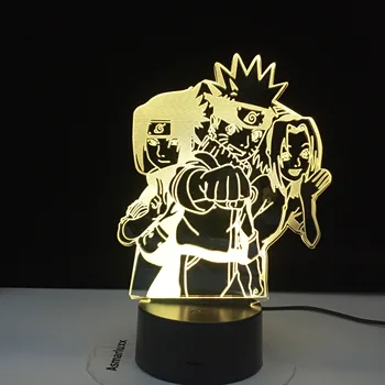 Naruto Uzumaki Led Night Light Anime Team 7 Sasuke Kakashi Hatake Kids Nightlight Itachi Uchiha 3d Lamp Child Brithday Gift
Naruto Uzumaki Led Night Light Anime Team 7 Sasuke Kakashi Hatake Kids Nightlight Itachi Uchiha 3d Lamp Child Brithday Gift