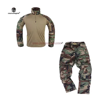 Emersongear Woodland G3 Tactical Combat Hunting Uniform Airsoft Wargame Gen3 Mens Shirt Pants Outdoor Training Set
Emersongear Woodland G3 Tactical Combat Hunting Uniform Airsoft Wargame Gen3 Mens Shirt Pants Outdoor Training Set