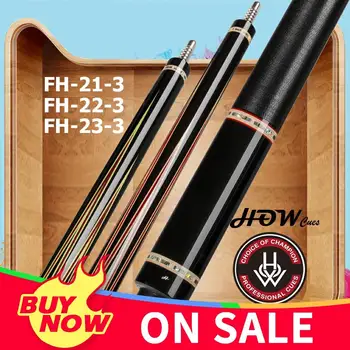 HOW FH 21/22/23-3 Billiard Pool Cue 13.1mm M Tip AP Shaft Radial Joint Handmade Irish Linen High-end Series Stick Kit
HOW FH 21/22/23-3 Billiard Pool Cue 13.1mm M Tip AP Shaft Radial Joint Handmade Irish Linen High-end Series Stick Kit