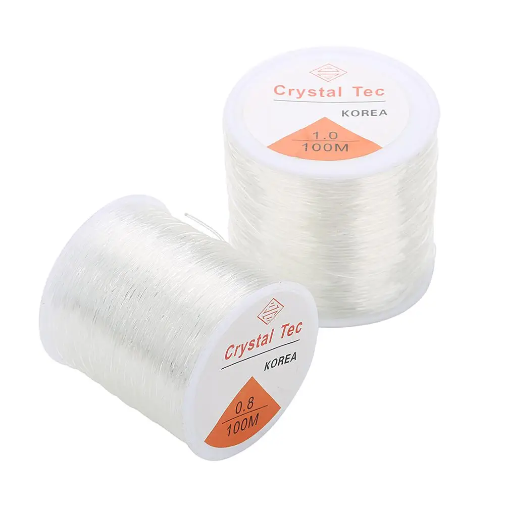 Tiparts 100M/Roll Plastic Crystal DIY Beading Stretch CordsJewelry Making Supply Wire String jeweleri thread String Thread
Tiparts 100M/Roll Plastic Crystal DIY Beading Stretch CordsJewelry Making Supply Wire String jeweleri thread String Thread