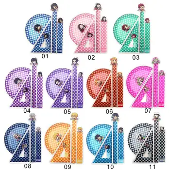 4Pcs/Set New Style Anime Demon Slayer: Kimetsu No Yaiba Cosplay Ruler Set Measuring Scale Students Cartoon Measure Ruler Gift
4Pcs/Set New Style Anime Demon Slayer: Kimetsu No Yaiba Cosplay Ruler Set Measuring Scale Students Cartoon Measure Ruler Gift