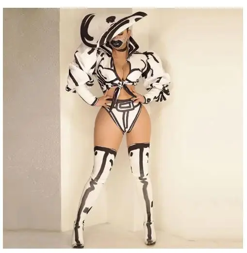 Художественная Женская одежда с принтом gogo для джазовых танцев, сценических танцев, сексуальная шапка для ночного клуба, бара, вечеринки, куртка, брюки, наряд с леопардовым принтом
Художественная Женская одежда с принтом gogo для джазовых танцев, сценических танцев, сексуальная шапка для ночного клуба, бара, вечеринки, куртка, брюки, наряд с леопардовым принтом