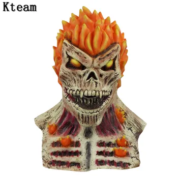 2019 Newest Punisher Halloween Mask Cosplay Ghost Rider Full Head Latex Mask Adult Fire Skull Scary Halloween Party Mask
2019 Newest Punisher Halloween Mask Cosplay Ghost Rider Full Head Latex Mask Adult Fire Skull Scary Halloween Party Mask